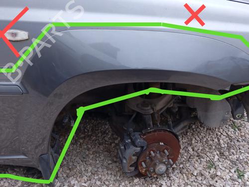 Used Front right wheel arch trim Front right wheel arch trim HYUNDAI TERRACAN (HP) [2001-2008] 32389619 32389619