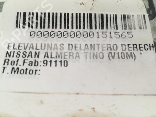 Front right window mechanism NISSAN ALMERA TINO (V10) | BP9353105C23