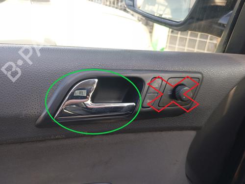 Venstre foran invendig håndtak VW POLO (9N_, 9A_) [2001-2014]  20333555