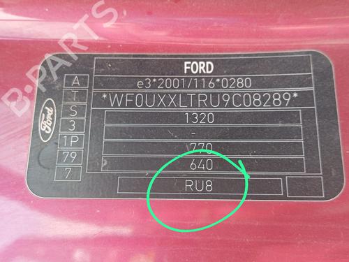 Hanskerom FORD KA (RU8) 1.2 | BP16236449C95 