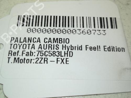 Gear lever TOYOTA AURIS (_E18_) 1.8 Hybrid (ZWE186_, ZWE186R) | BP13552982M90 