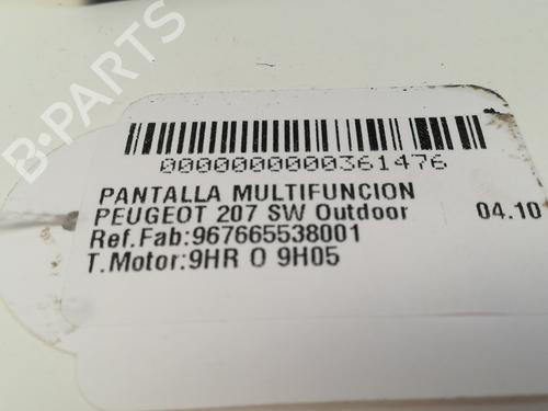 Display monitor PEUGEOT 207 SW (WK_) 1.6 HDi | BP13648230C48