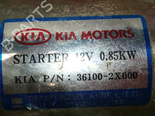 Starter KIA RIO I Hatchback (DC) 1.5 16V | BP13240752M8 