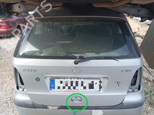 Used Tailgate lock MERCEDES-BENZ A-CLASS (W168) A 170 CDI (168.009, 168.109) (95 hp) 24404465