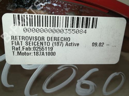 Right mirror FIAT SEICENTO / 600 (187_) 1.1 (187AXB, 187AXB1A, 187AXC1A02) | BP13361506C27