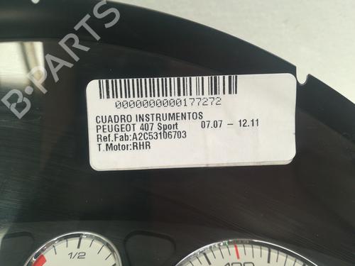 Instrument cluster PEUGEOT 407 (6D_) 2.0 HDi 135 (6DRHRH, 6DRHRE, 6DRHRG, 6DRHRJ) | BP9354727C47 