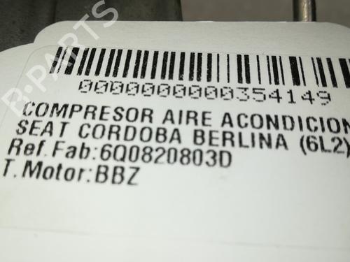 AC compressor SEAT CORDOBA (6L2) 1.9 TDI | BP13240741M34 