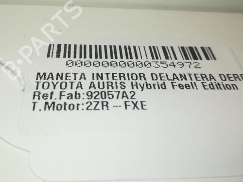 Front right interior door handle TOYOTA AURIS (_E18_) 1.8 Hybrid (ZWE186_, ZWE186R) | BP13618930I14 