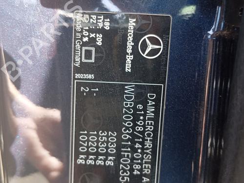 Front bumper MERCEDES-BENZ CLK (C209)  | BP24926484C7