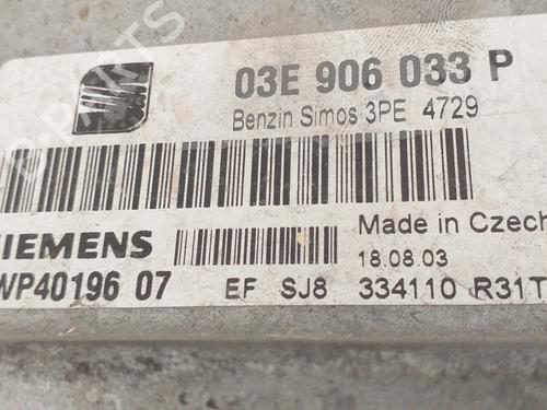 Engine control unit (ECU) SEAT IBIZA III (6L1)  | BP10418518M57 