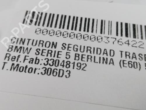 Rear right seatbelt BMW 5 (E60) 530 d | BP16045380I28 