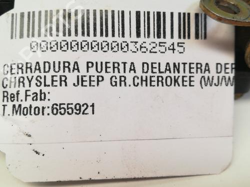 Front right lock JEEP GRAND CHEROKEE II (WJ, WG) 2.7 CRD Laredo | BP13894910C97 