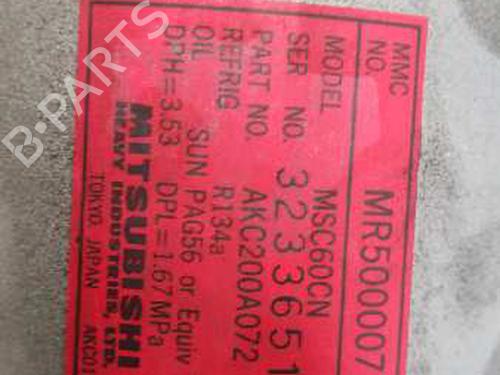AC compressor MITSUBISHI SPACE STAR MPV (DG_A) 1.6 16V (DG3A) | BP9356963M34 