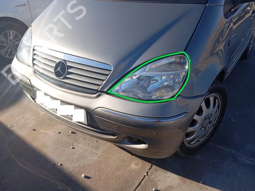 Used Left headlight MERCEDES-BENZ A-CLASS (W168) A 170 CDI (168.009, 168.109) (95 hp) 24404357