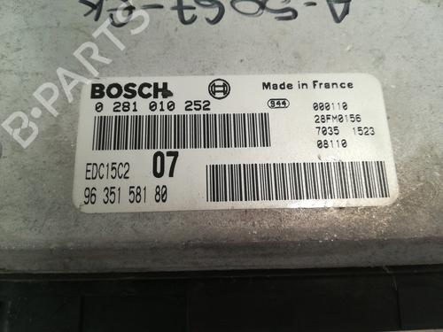 Engine control unit (ECU) CITROËN XANTIA (X1_, X2_) 2.0 HDI 90 | BP9352697M57