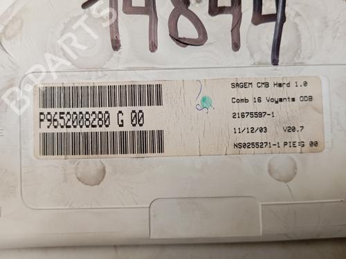 Instrument cluster CITROËN C2 (JM_) 1.1 | BP28491785C47 