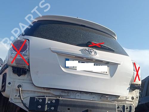 Used Tailgate TOYOTA VERSO (_R2_) 2.2 D-4D (AUR21_, AUR21R) (150 hp) 23497234