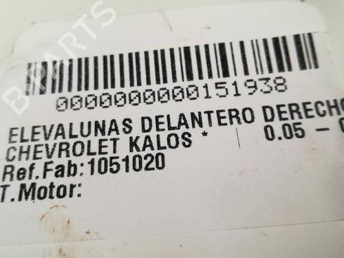 Front right window mechanism CHEVROLET KALOS | BP10246320C23