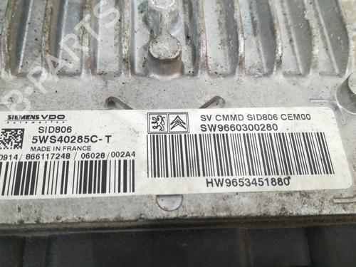 Engine control unit (ECU) CITROËN C3 I (FC_, FN_) 1.4 HDi | BP9361869M57 