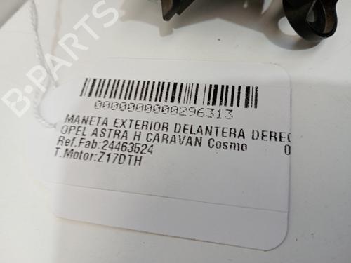 Front right exterior door handle OPEL ASTRA H Estate (A04) 1.7 CDTI (L35) | BP16228502C129 