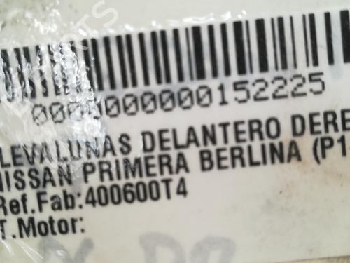 Front right window mechanism NISSAN PRIMERA (P11) | BP9353269C23