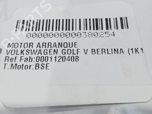 Starter VW GOLF V (1K1) 1.6 MultiFuel | BP16054221M8