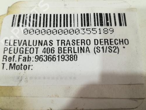 Rear right window mechanism PEUGEOT 406 (8B)  | BP13257264C25 