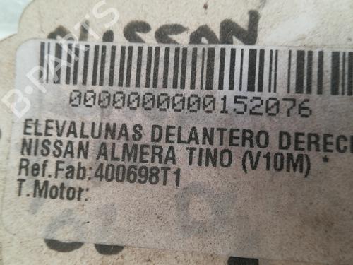 Front right window mechanism NISSAN ALMERA TINO (V10)  | BP9353158C23 