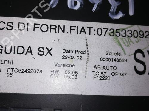 Climate control ALFA ROMEO 147 (937_) 1.6 16V T.SPARK ECO (937.AXA1A, 937.BXA1A) | BP15652592I5 