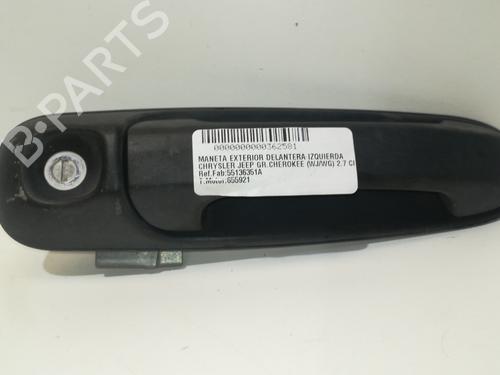 Front left exterior door handle JEEP GRAND CHEROKEE II (WJ, WG) 2.7 CRD Laredo 55136351A |