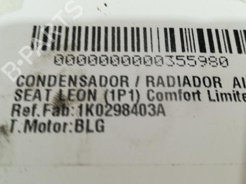 AC radiator SEAT LEON (1P1) | BP13316314M32