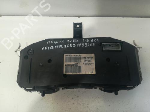 Instrument cluster RENAULT MEGANE II (BM0/1_, CM0/1_)  | BP9348098C47 