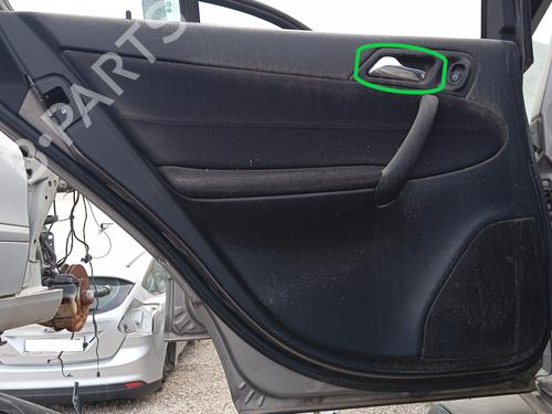 Venstre bak invendig håndtak MERCEDES-BENZ C-CLASS (W203) C 220 CDI (203.008) (150 hp) 12290553