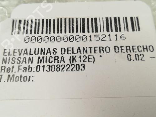 Front right window mechanism NISSAN MICRA III (K12)  | BP9353189C23 