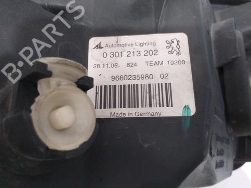 Right headlight PEUGEOT 407 (6D_) 1.6 HDi 110 (6D9HZC, 6D9HYC) | BP15615923C29 