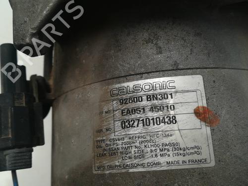 AC compressor NISSAN ALMERA TINO (V10) 2.2 dCi | BP9361828M34 