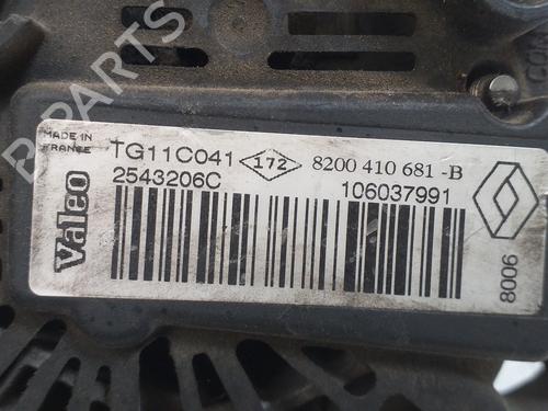 Alternator RENAULT GRAND SCÉNIC II (JM0/1_) 1.5 dCi (JM1E) | BP9356788M7 