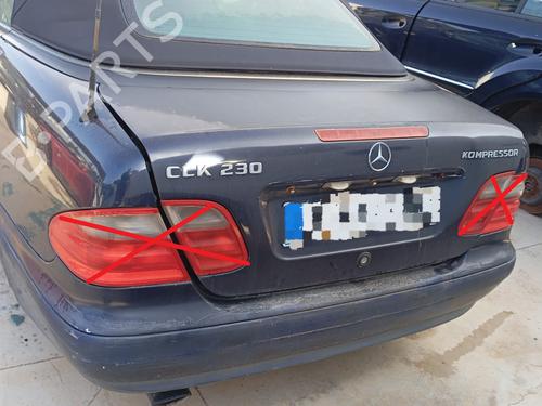Used Tailgate MERCEDES-BENZ CLK Convertible (A208) CLK 230 Kompressor (208.447) (193 hp) 24452177
