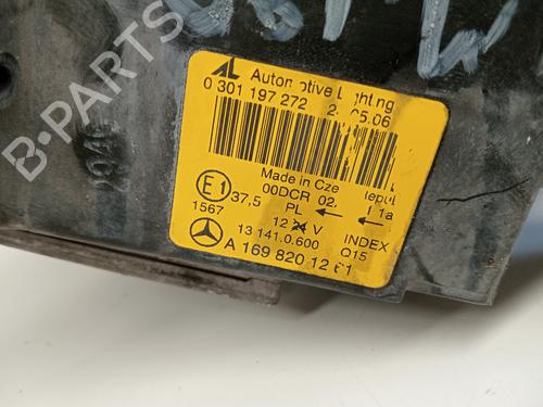 Right headlight MERCEDES-BENZ A-CLASS (W169) A 180 CDI (169.007, 169.307) | BP18487868C29 