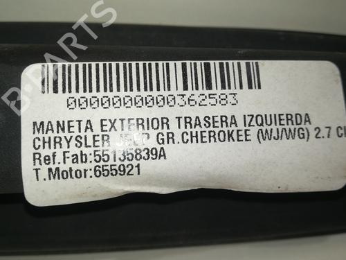 Rear left exterior door handle JEEP GRAND CHEROKEE II (WJ, WG) 2.7 CRD Laredo | BP13901282C130 
