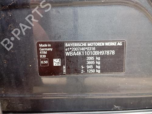 Rear axle BMW 4 Gran Coupe (F36) 418 d | BP31132820M2 