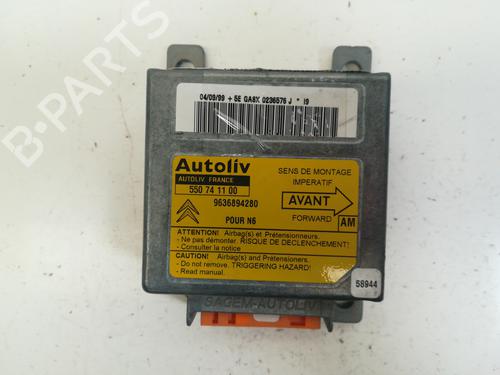 Kollisjonspute styreenhet CITROËN XSARA (N1) 1.9 TD (90 hp) 9352540