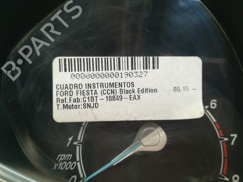 Instrument cluster FORD FIESTA VI (CB1, CCN) 1.25 | BP9355287C47 