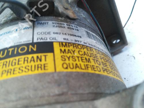 AC compressor NISSAN ALMERA TINO (V10)  | BP9347314M34 