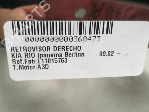 Right mirror KIA RIO I Hatchback (DC) 1.3 | BP15484507C27
