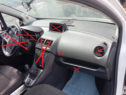 Tablier Tablier OPEL MERIVA B MPV (S10) 1.6 CDTI (75) (110 hp) 34473108 34473108