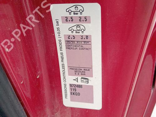 Left taillight PEUGEOT 206 CC (2D)  | BP21845980C34 