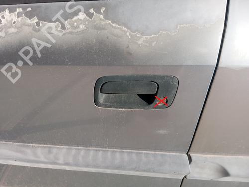 Used Front left exterior door handle OPEL ZAFIRA A MPV (T98) [1999-2006]  28444181
