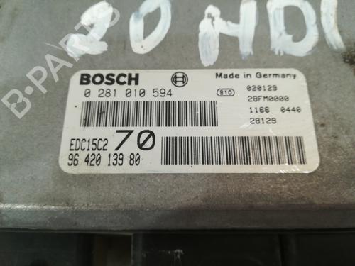Engine control unit (ECU) PEUGEOT 206 Hatchback (2A/C)  | BP9349323M57 