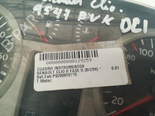 Instrument cluster RENAULT CLIO II (BB_, CB_)  | BP9348109C47 